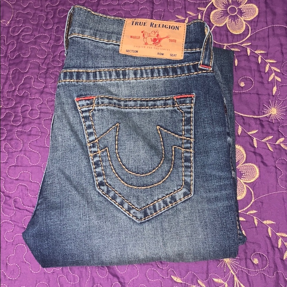 True religion relaxed slim jeans